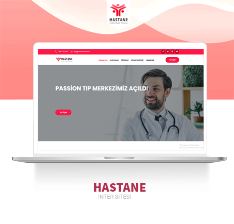 Hastane Hazır Web Sitesi